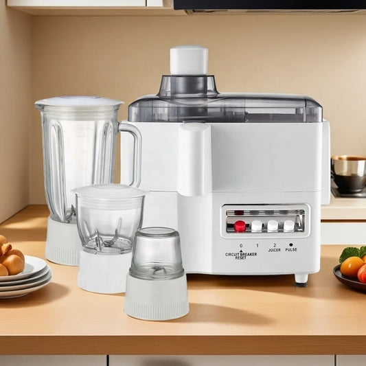 Multifunction 4 in 1 Electric Kitchen Appliances Blender Chopper Food Processor for Chopping Slicing