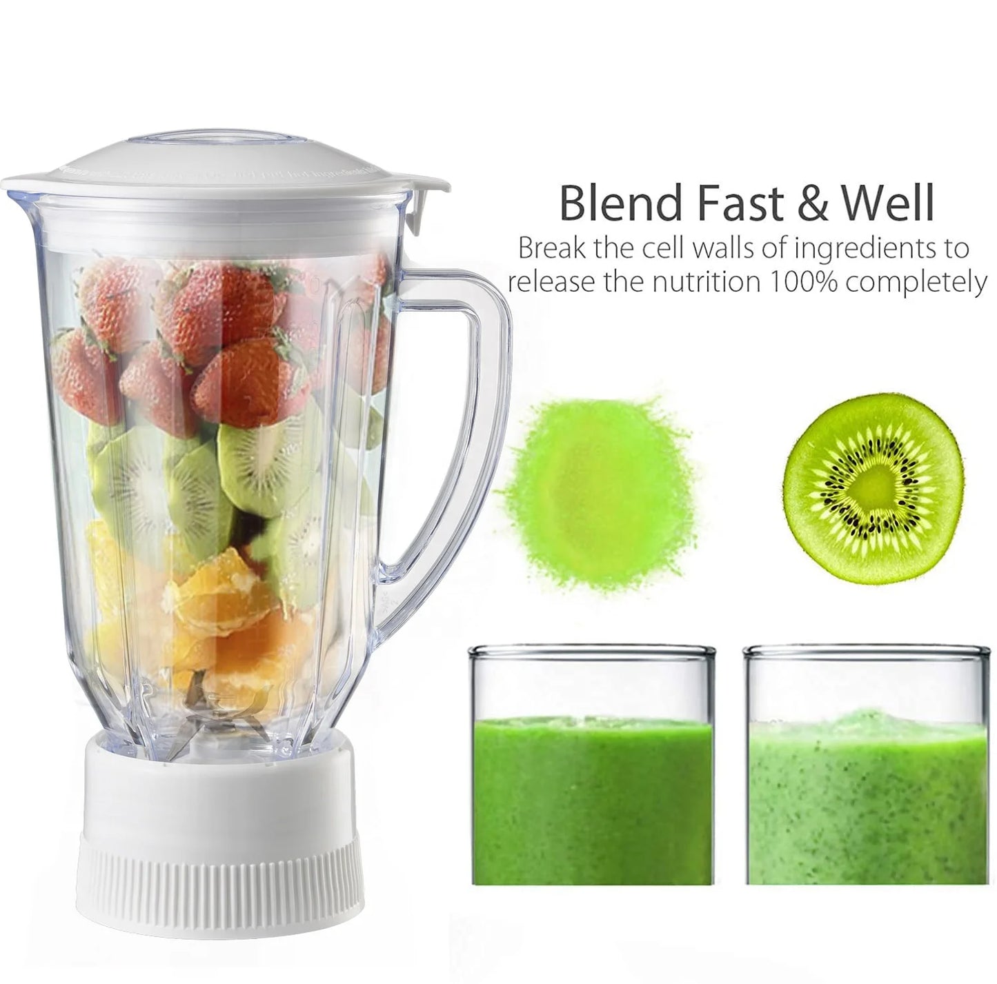 Multifunction 4 in 1 Electric Kitchen Appliances Blender Chopper Food Processor for Chopping Slicing