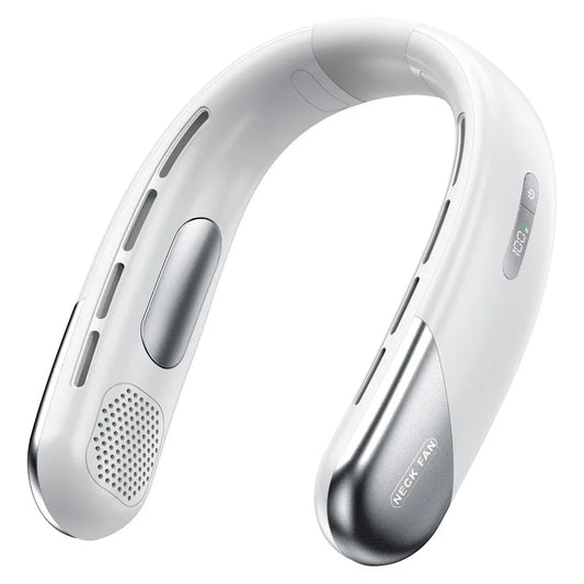 Mini Bladeless Portable Hanging Neck Fan Usb Rechargeable Cooling Neck Fan air Conditioner