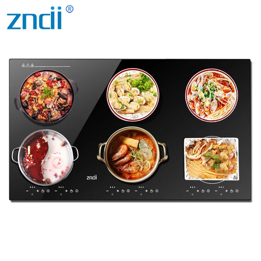 Factory Cheap Price Quality Electrical Kitchen Appliances Slim 6 Burner Induction Cooker Cooktop